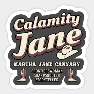 Calamity Jane - Martha Jane Cannary Sticker